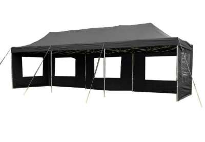 GARTHEN Kerti pavilon PROFI 3 x 9 m fekete