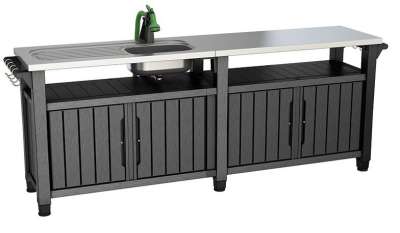 Kerti grillasztal UNITY Chef 415 L Grafit