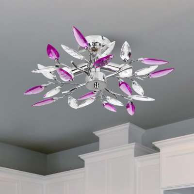 JAGO Mennyezeti lámpa A++ átmérő 45 cm levélmintával