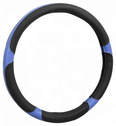 COMPASS Kormánykerék huzat GRIP kék/fekete