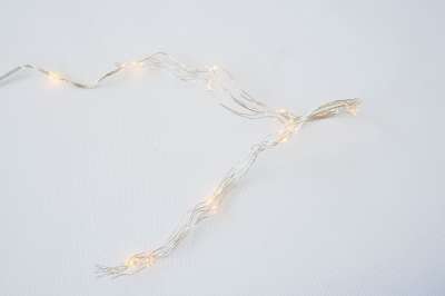 NEXOS Karácsonyi világítás 64 LED drót meleg fehér