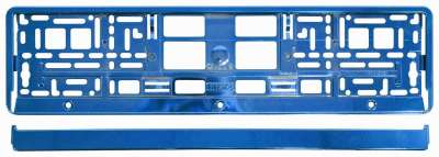 COMPASS Rendszámtábla alátét  metálkék