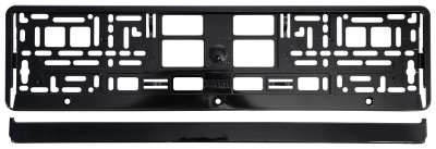 COMPASS Rendszámtábla alátét fekete metál