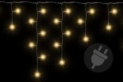 NEXOS Karácsonyi fényeső 4m 200 LED meleg fehér