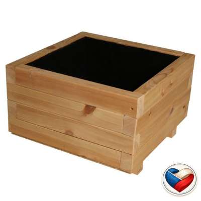 Fa virágcserép Flor 46 x 46 x 29 cm cseh gyártmány