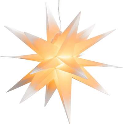 NEXOS Karácsonyi csillag dekoráció időzítővel 10 LED 35 cm