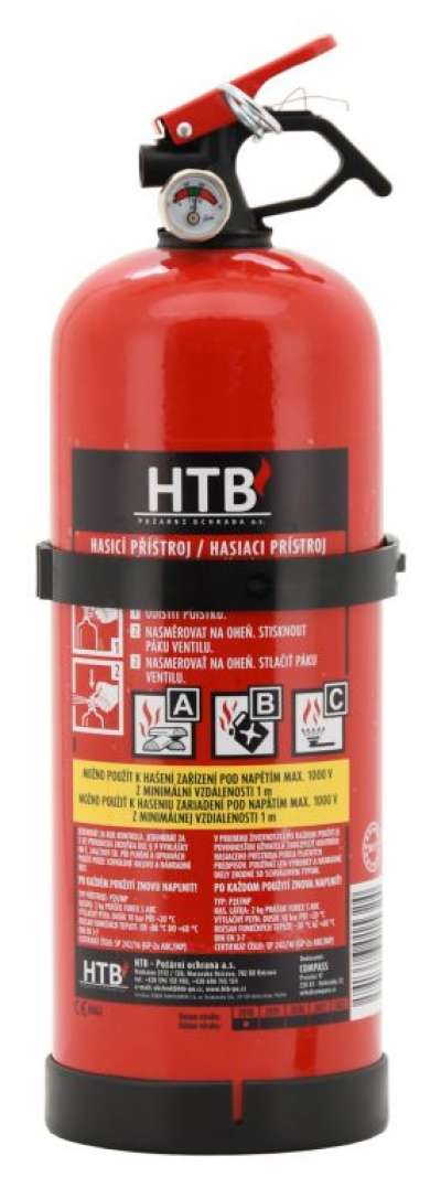 COMPASS Poroltó tűzoltó készülék ABC 2 kg