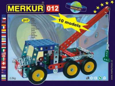 Teddies Építőkészlet MERKUR 012 gépjármű 10 modell 217 db