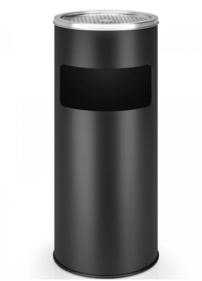 JAGO Szemeteskuka hamutartóval 17 L fekete