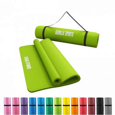 Gorilla Sports Jógaszőnyeg 190 x 100 cm világoszöld
