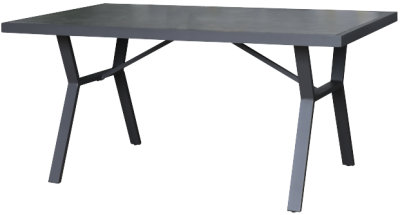 ROJAPLAST Alumínium asztal SIBIU 140 x 80 cm grafit