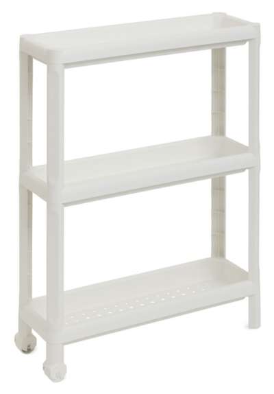 TINA Háromszintes polc kerekekkel