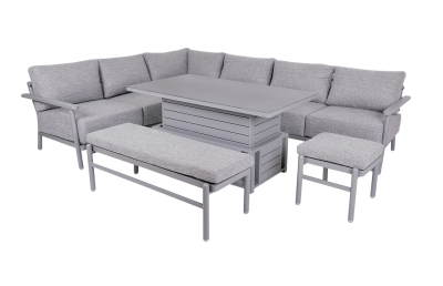 ROJAPLAST Luxus kerti ülőgarnitúra szett AMPA antracit