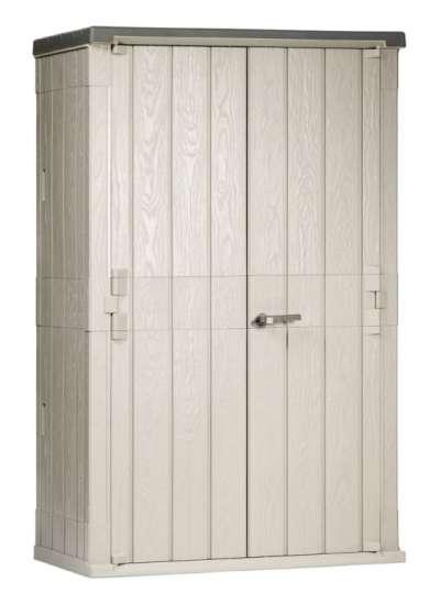 TOOMAX Műanyag kerti szekrény STORA WAY HIGH bézs