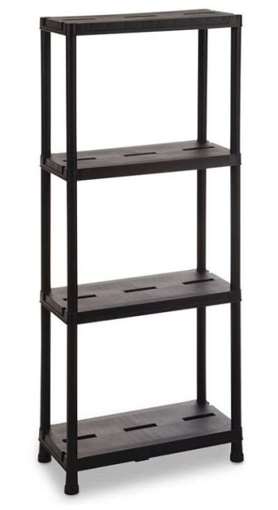 TOOMAX  Műanyag polc 4 polcos UNIVERSAL PRO 63 fekete