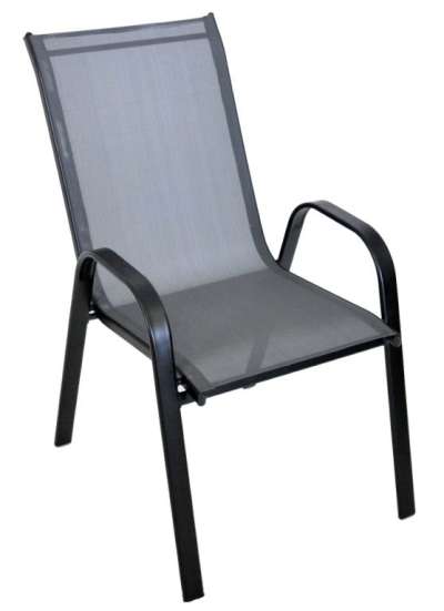 ROJAPLAST Kerti szék SOFIE fém szürke szövet