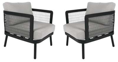 ROJAPLAST Aluminium szék szett EDINBURGH DUO 2 db