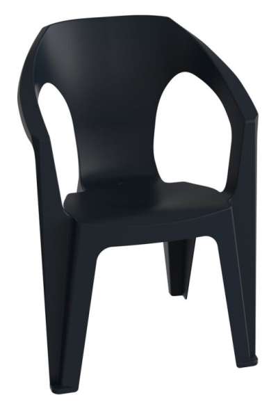 TOOMAX Műanyag karosszék MARINA grafit