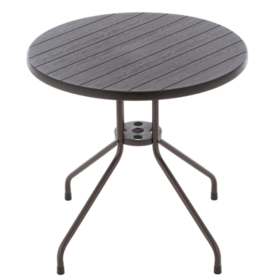 Kerek bistro asztal Ø 80 cm barna