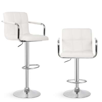 MIADOMODO Bárszék 2 db karfás fehér