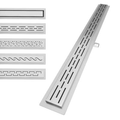 Aquamarin Zuhanyzó padlólemez megszakított 90 cm