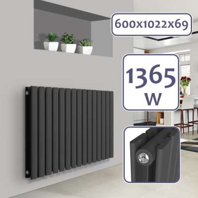 Aquamarin vízszintes radiátor 600 x 1022 mm