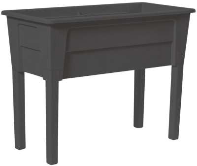 NIAGARA Magasított virágágyás  fedél nélkül grafit