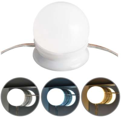 LED sminklámpa füzér 10 izzóval USB állítható fény