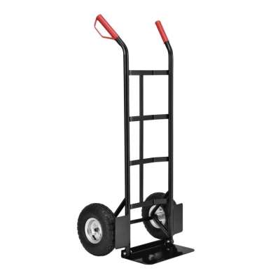 Összecsukható kézikocsi felfújható kerekekkel, 100 kg teher