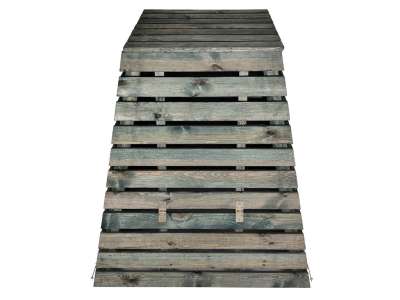 Fa komposztáló 800 L masszív fa cseh gyártás