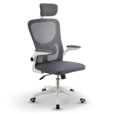 Ergonomikus irodai szék szürke/fehér hálós