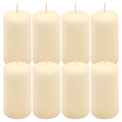 Paraffingyertya 10 cm 20 óra égési idő  8 db krém szín