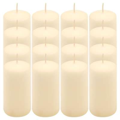 Paraffingyertya 10 cm 20 óra égési idő 16 db krém szín