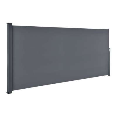 Kihúzható oldalsó árnyékoló 500 x 180 cm sötét szürke