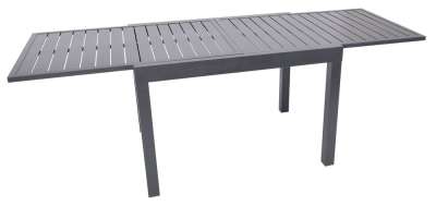 Kerti asztal, alumínium kihúzható antracit