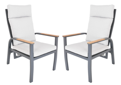Luxus aluminium fotel ANNECY DUO 2 db