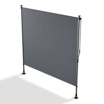 Függőleges napellenző 200 x 228–316 cm UV-védelem szürke