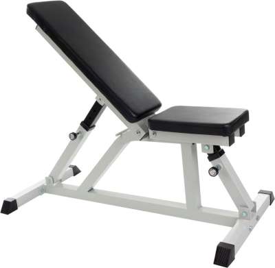 ScSPORTS Állítható súlyzópad 200 kg fehér/fekete