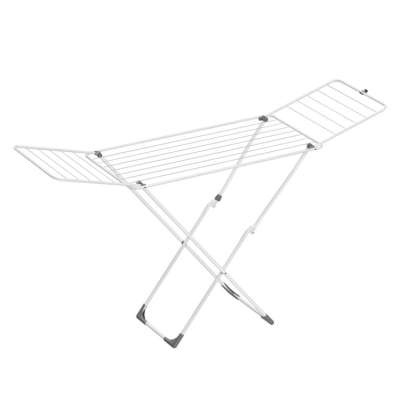 Összecsukható acél ruhaszárító 50 x 182 x 102,5 cm fehér