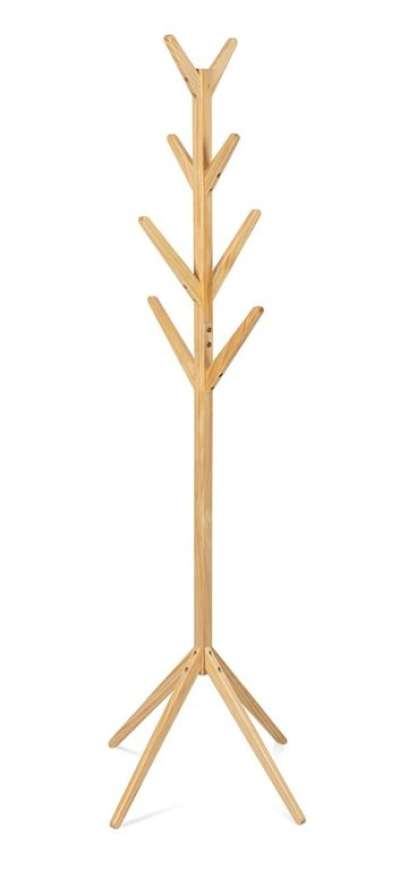 Fenyőfa fogas 175 x 61 cm natúr