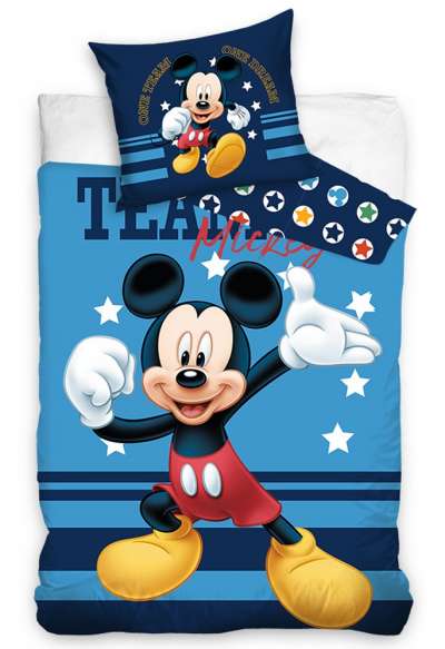 Gyermek ágyneműhuzat 140x200, 70x90 cm - Mickey Mouse (Dream)