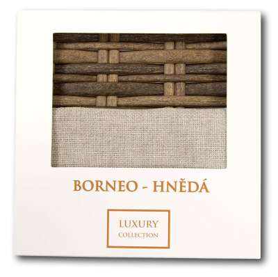 BORNEO LUXURY barna szerelvény mintái