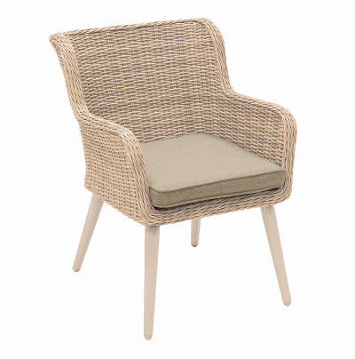 Kerti rattan étkezőszék MALIBU (cappuccino)