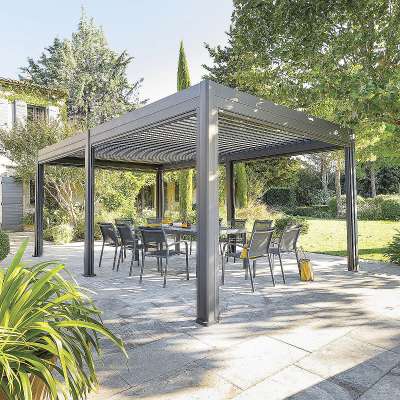 Kerti alumínium pavilon MEGAN 6x3 m (grafit)