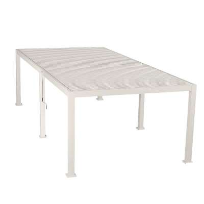 MEGAN alumínium kerti pavilon 6x3 m (elefántcsont)