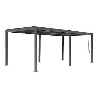 Kerti pavilon ECONOMY 6x3 m (grafitszürke)