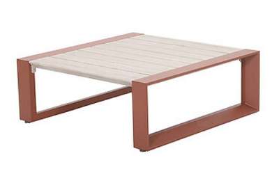 Alumínium asztal 79x79 cm MADRID (mahagóni)