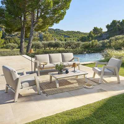 HELIOS alumínium szett 5 főre (elefántcsont)