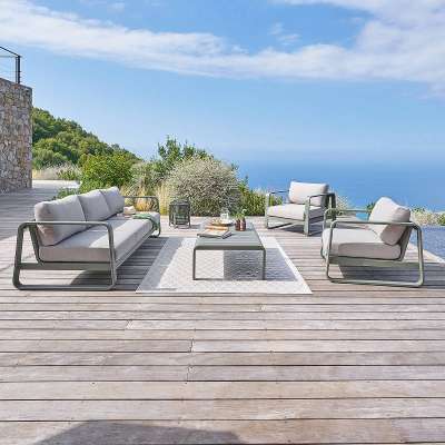 ISABELLA alumínium szett 5 személyes (olívazöld)