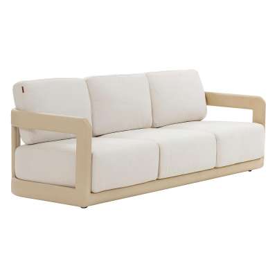 Luxus alumínium 3 személyes pad ELYSIUM (bézs)